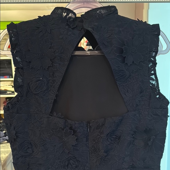 LNC- jcrew - size 10- floral appliqué cocktail dress - Picture 6 of 12